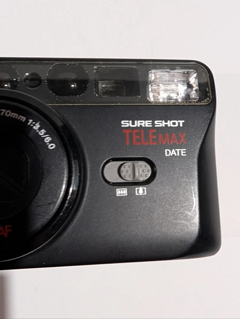Canon Sureshot Telemax 35 mm Film Camera Flash Tested - Picture 6 of 16